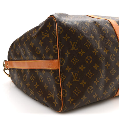 Louis Vuitton Monogram Keepall Bandouliere 55 8 of 9