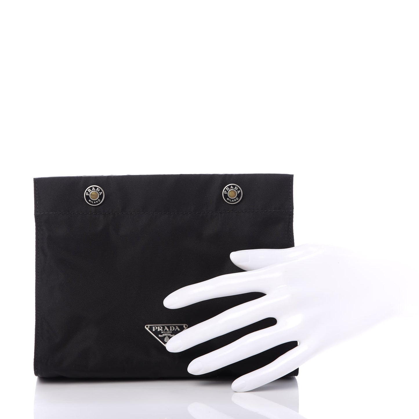 Nylon Vela Cosmetic Pouch Black