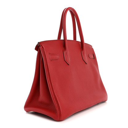 Hermes Togo Birkin 30 Rouge Garance 3 of 14