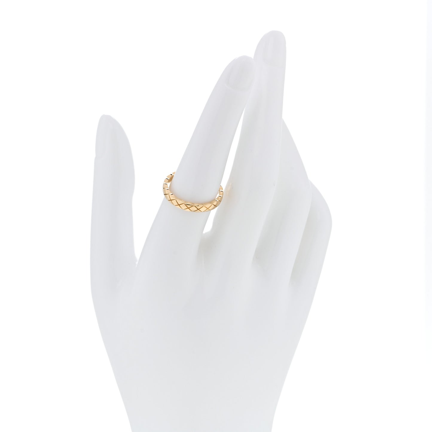 18K Yellow Gold Mini Coco Crush Ring 55 7.25