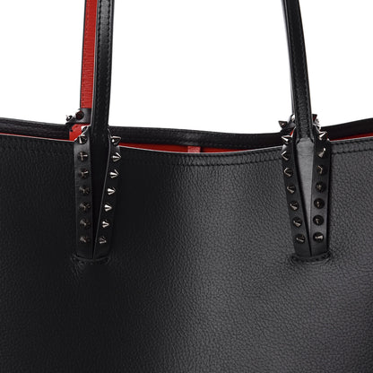 Christian Louboutin Calfskin Spikes East West Cabata Tote Black 10 of 10