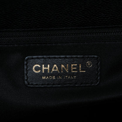 Chanel Caviar Quilted Grand Shopping Tote GST Black 6 of 7