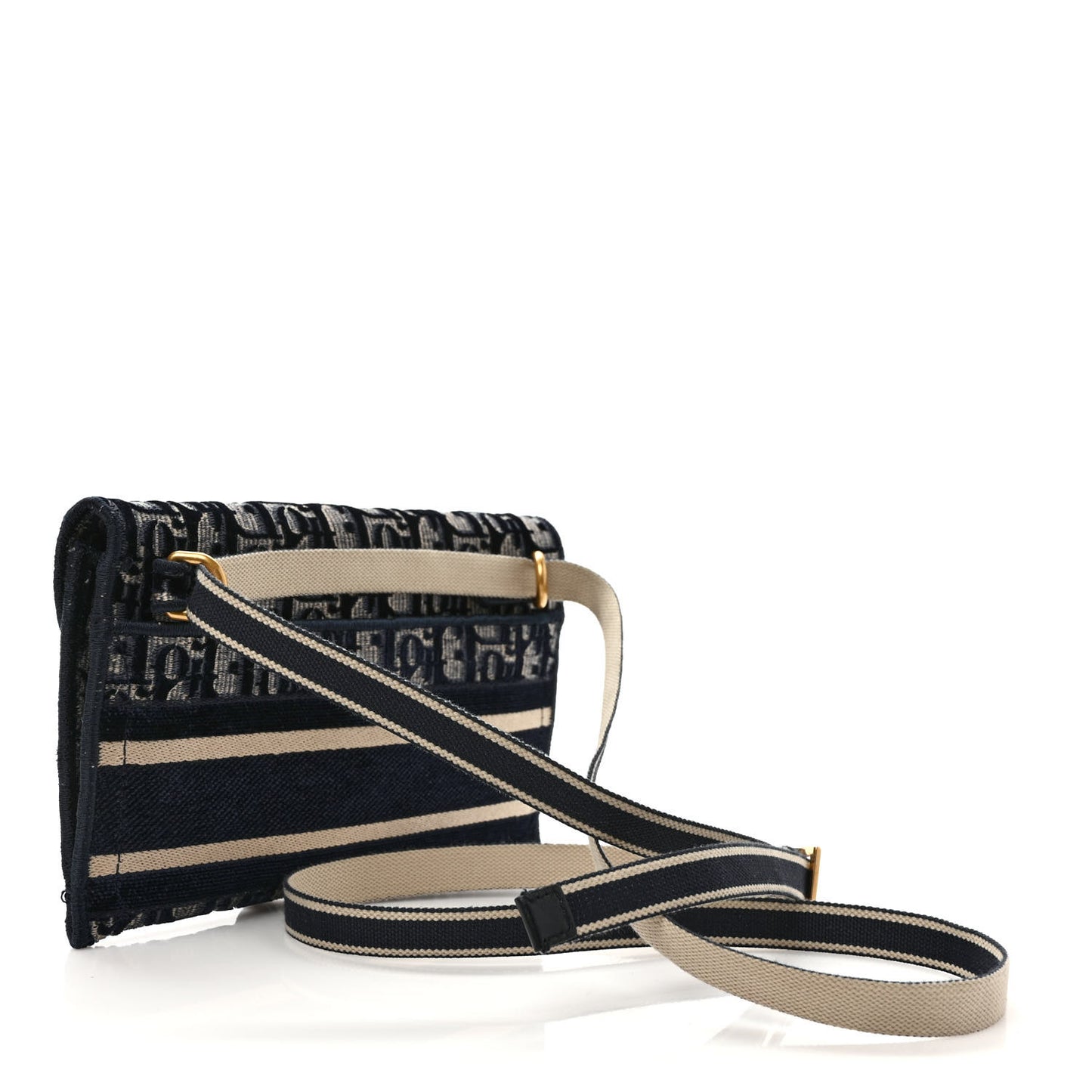 Oblique Slim Saddle Pouch Blue