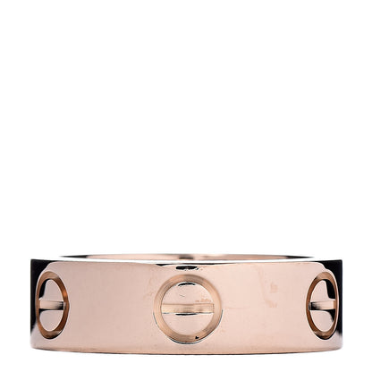 Cartier 18K Pink Gold 5.5mm LOVE Ring 50 5.25 3 of 5