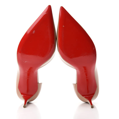 Christian Louboutin Patent Iriza 70 Pumps 36.5 Nude 5 of 8