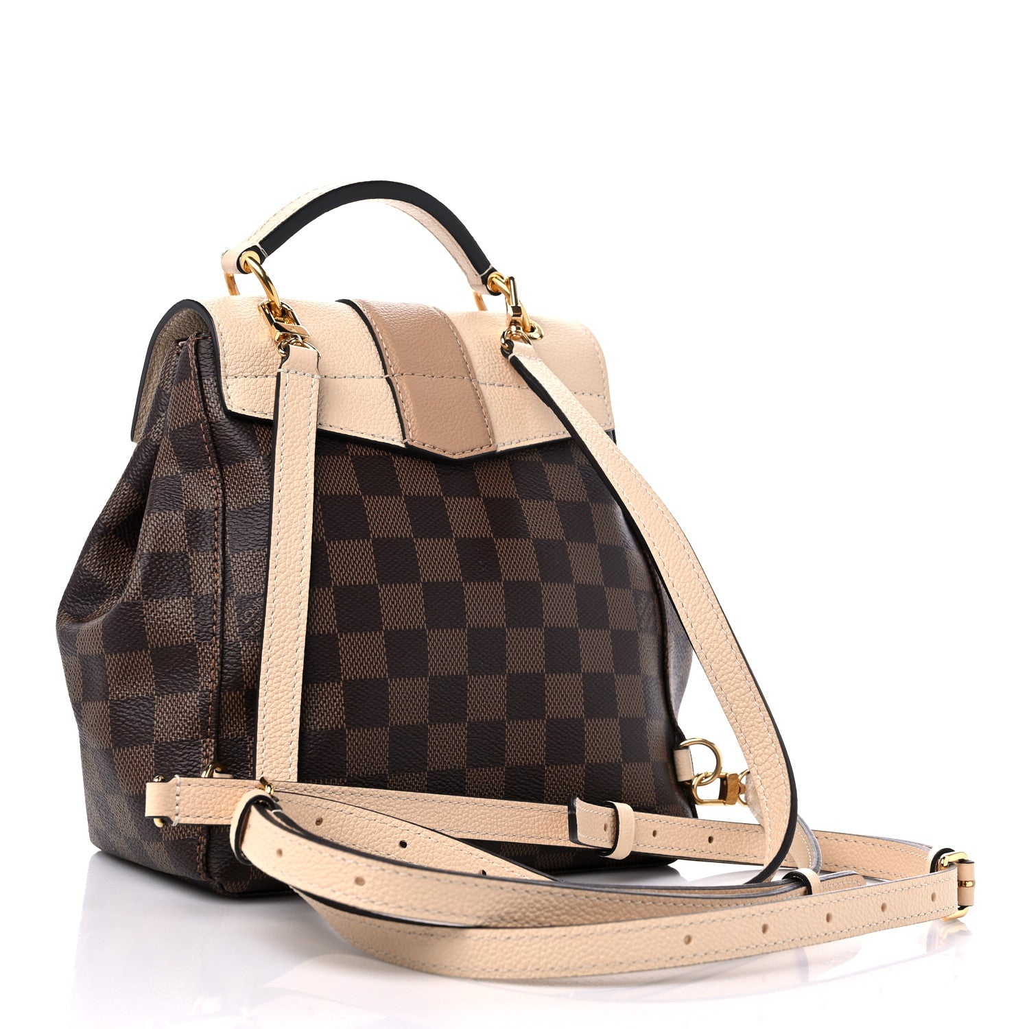 Louis Vuitton Damier Ebene Clapton Backpack Creme 3 of 9