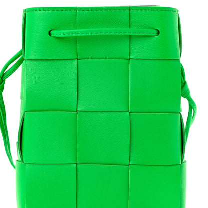 Bottega Veneta Nappa Maxi Intrecciato Small Cassette Bucket Bag Parakeet 7 of 10