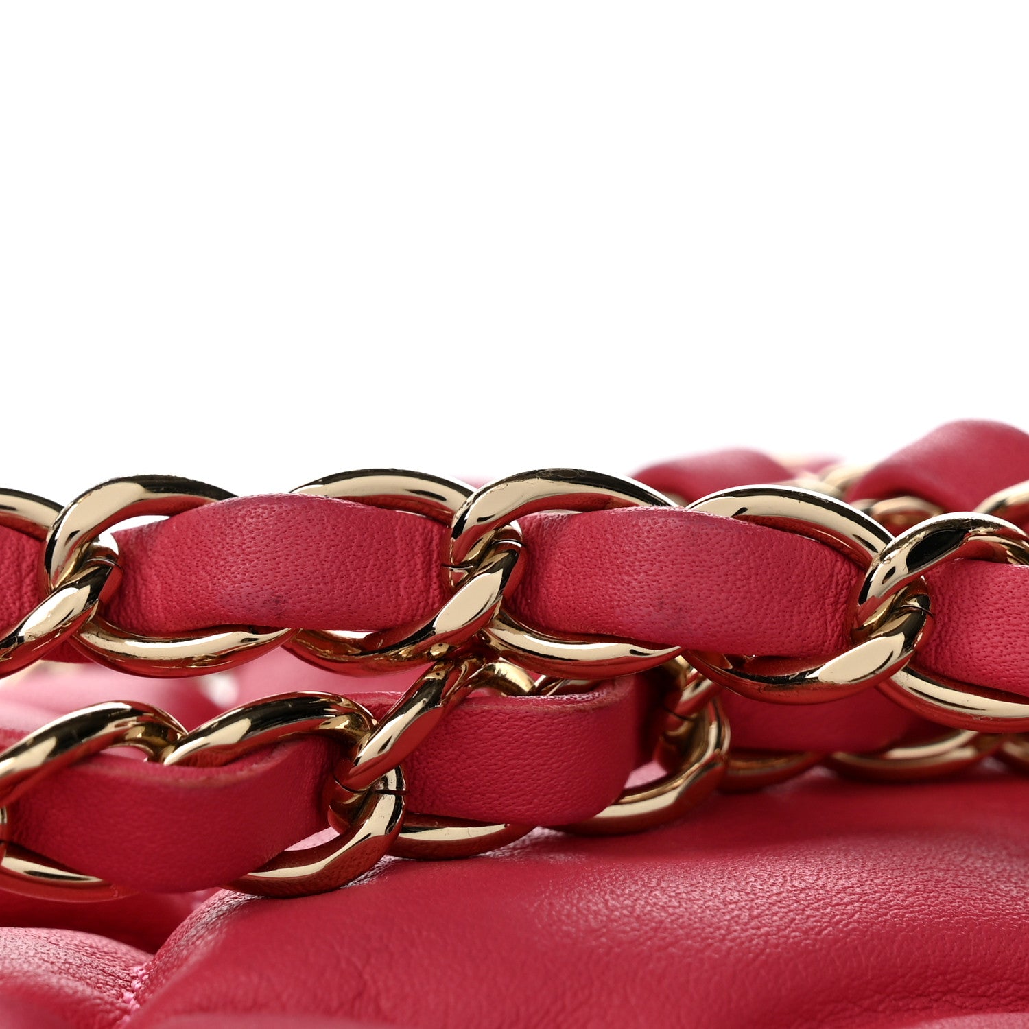Chanel Calfskin Quilted Medium Bubbly Flap Pink 13 of 13