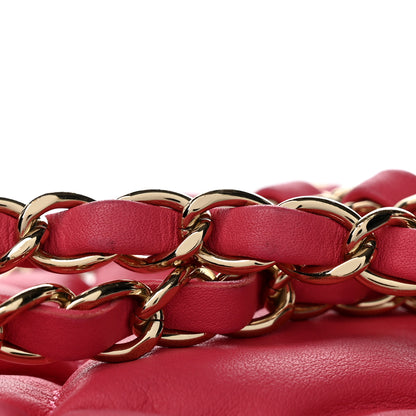 Chanel Calfskin Quilted Medium Bubbly Flap Pink 13 of 13