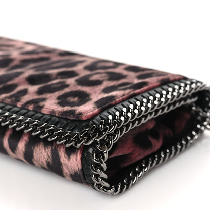 Stella McCartney Velvet Leopard Falabella Crossbody Pink Black 9 of 9