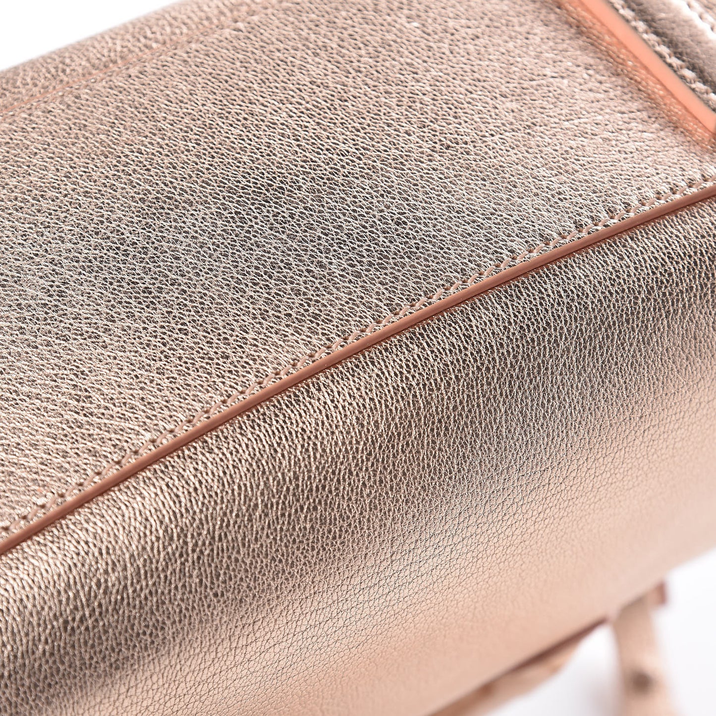 Metallic Sugar Goatskin Mini Antigona Light Pink