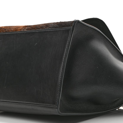 Celine Shaded Pony Hair Calfskin Medium Trapeze Brown 9 of 16