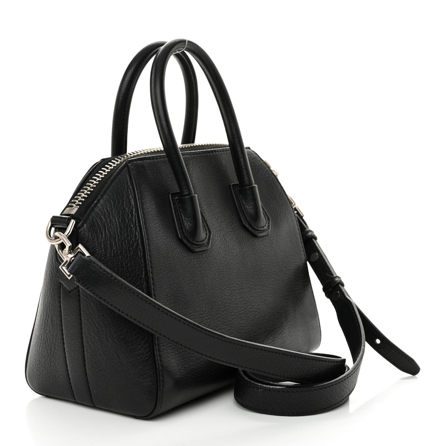 Sugar Goatskin Mini Antigona Black