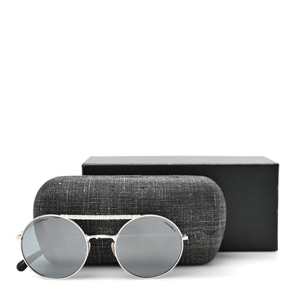 Chanel Metal Winter Round Sunglasses 4232 Silver 8 of 8