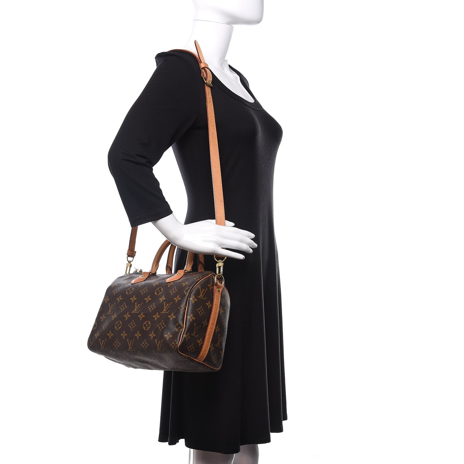 Louis Vuitton Monogram Speedy Bandouliere 25 2 of 15