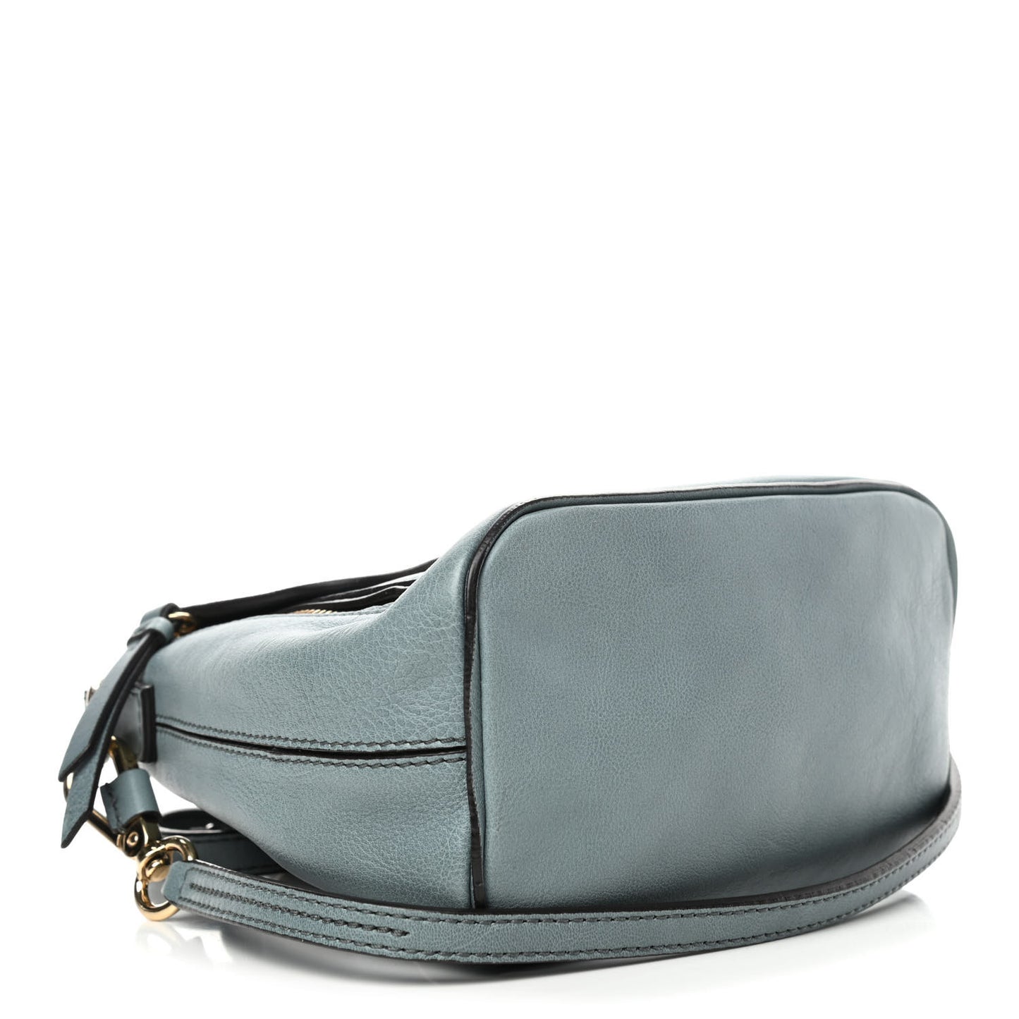 Suede Calfskin Mini Faye Backpack Cloudy Blue