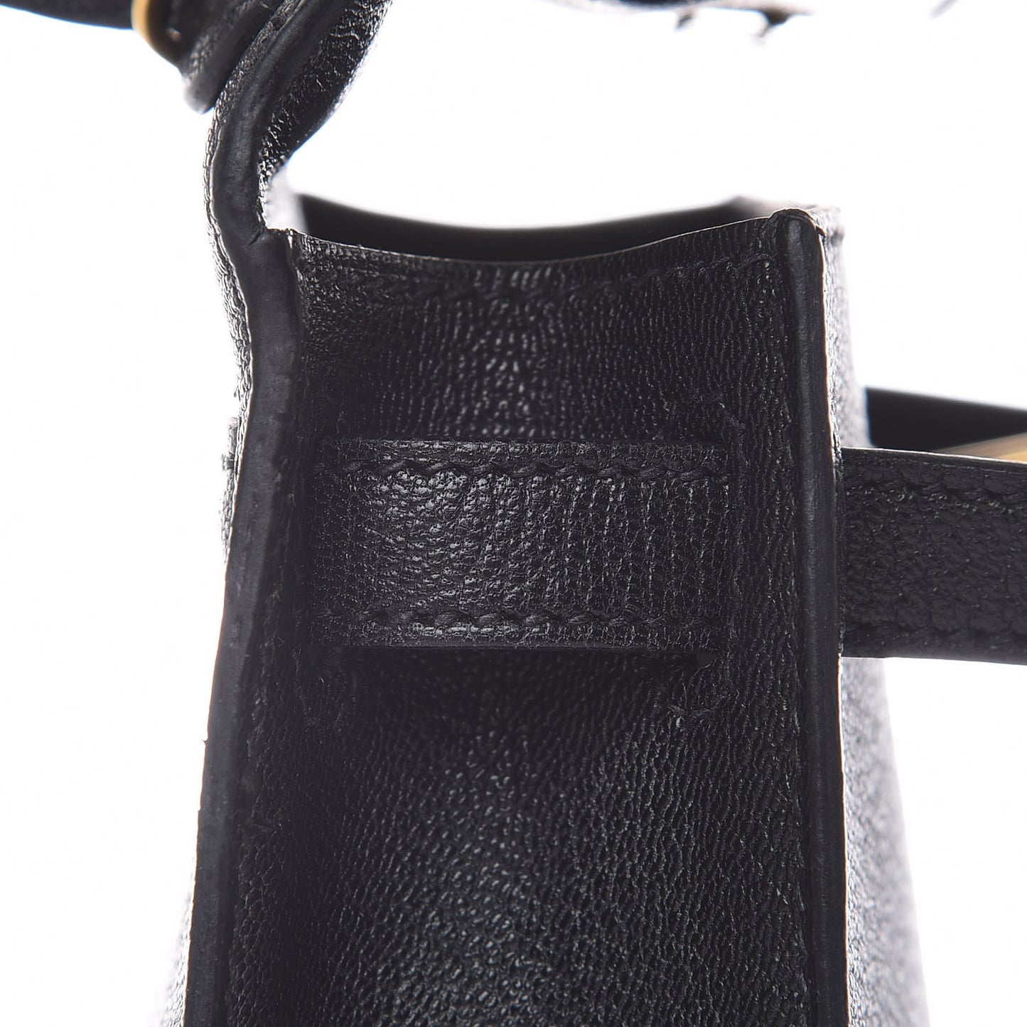 Chevre Chandra Mini Kelly Sellier 20 Black