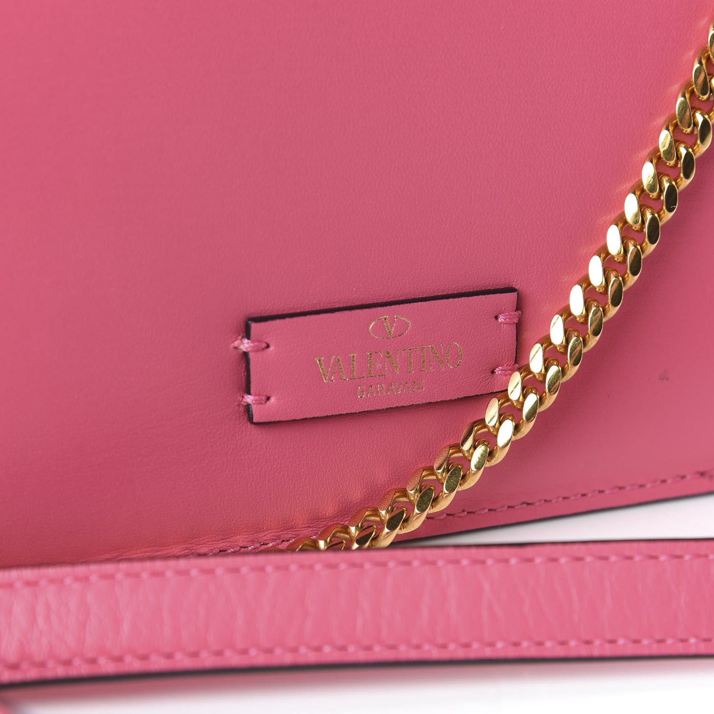 Smooth Calfskin Small VSling Shoulder Bag Pink