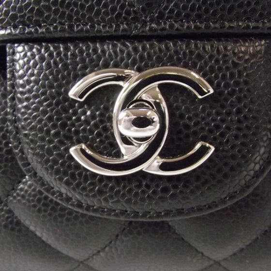 Caviar Maxi Flap Black