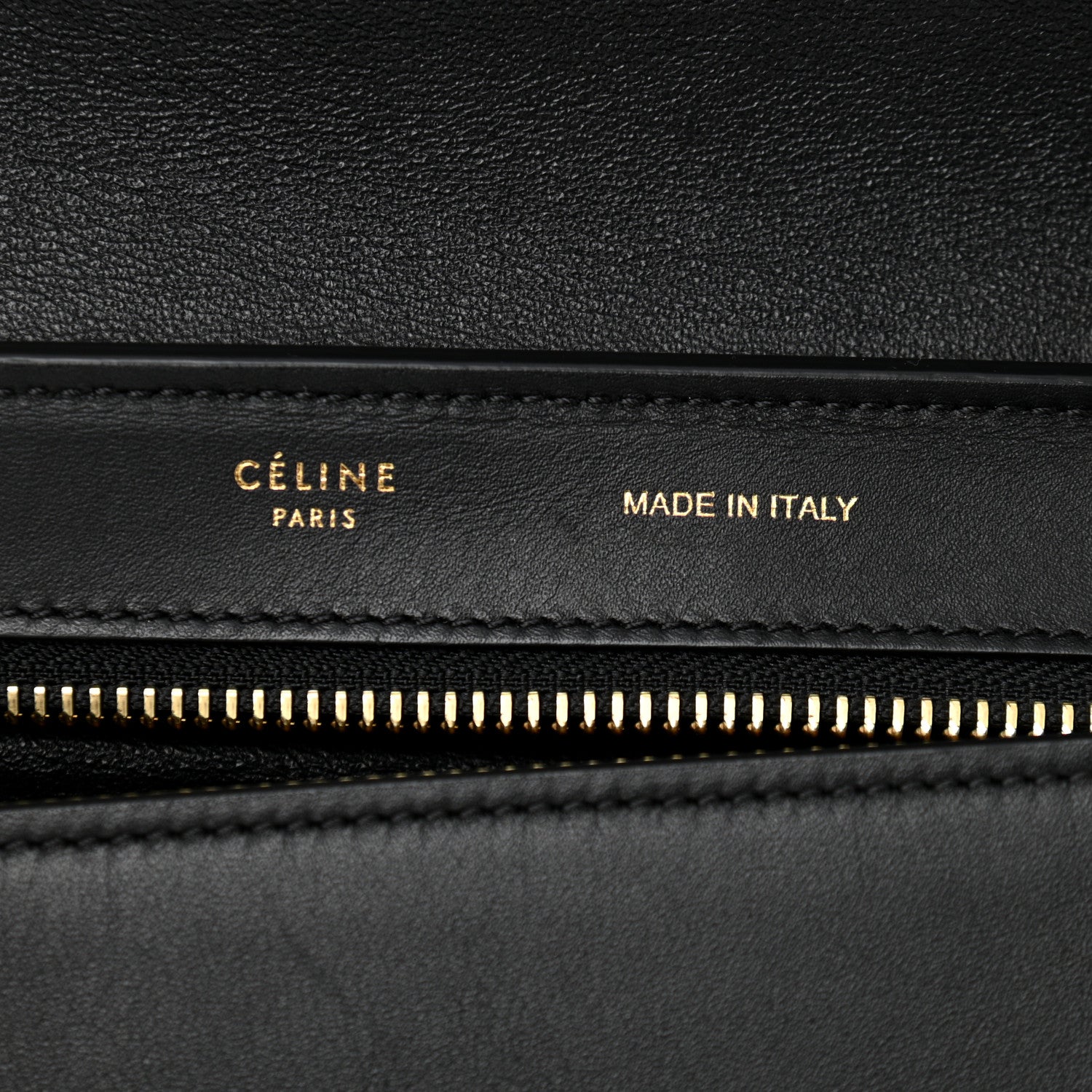 Celine Elephant Calfskin Small Tri-Color Trapeze Indigo 6 of 11