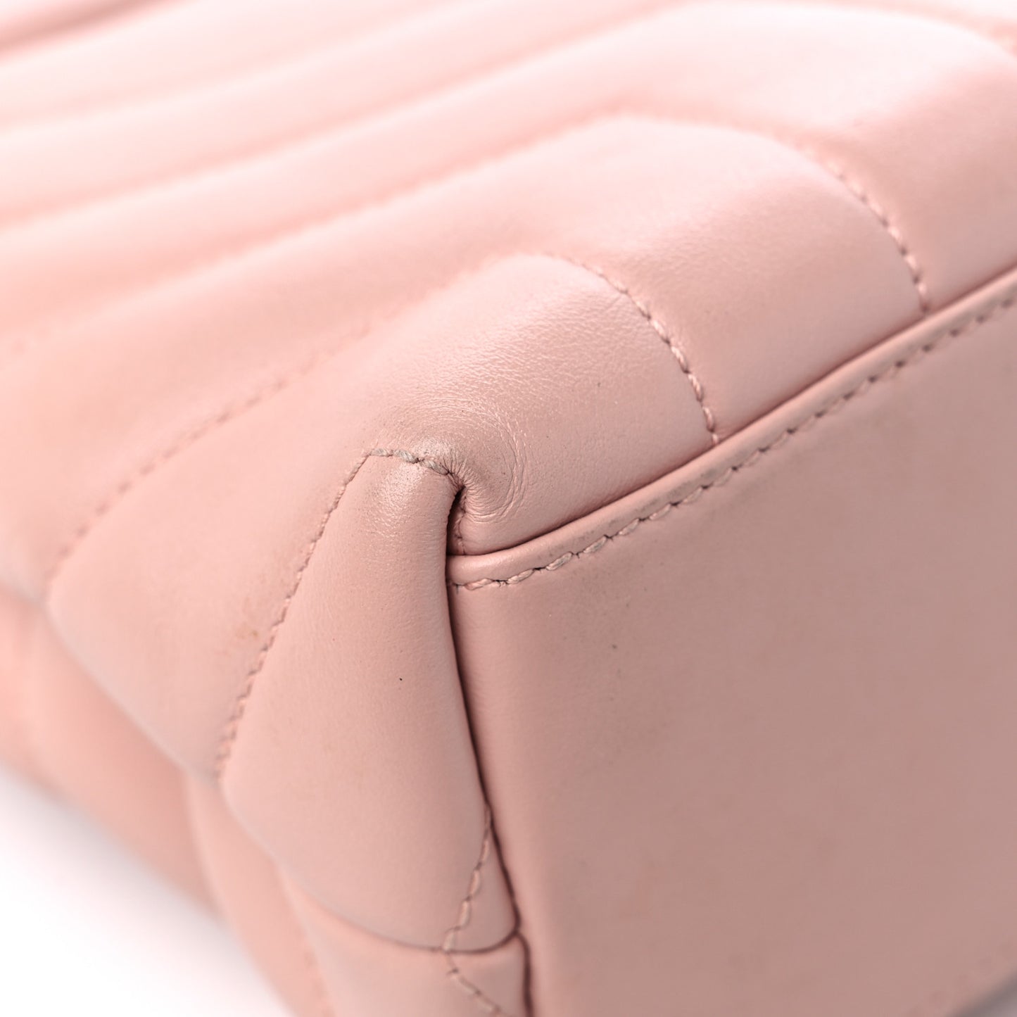 Calfskin Y Quilted Monogram Small Loulou Chain Satchel Rose Antic