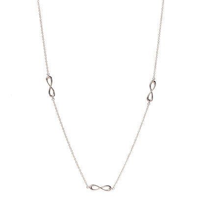 Tiffany 18K Rose Gold Infinity Endless Necklace 1 of 6