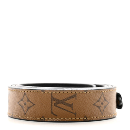 Louis Vuitton Reverse Monogram Bandouliere Shoulder Strap XL Black 2 of 5
