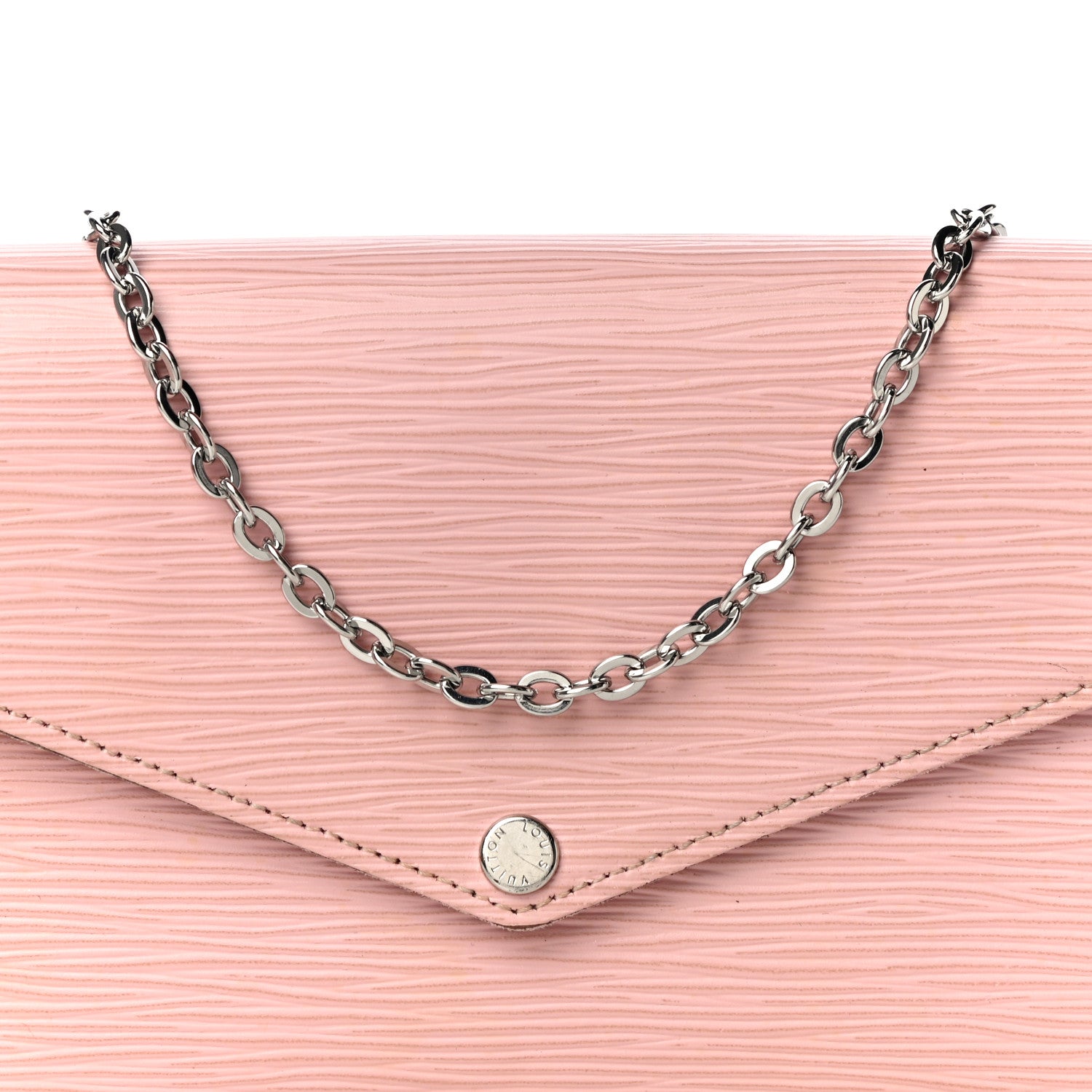 Louis Vuitton Epi Pochette Felicie Rose Ballerine 9 of 11
