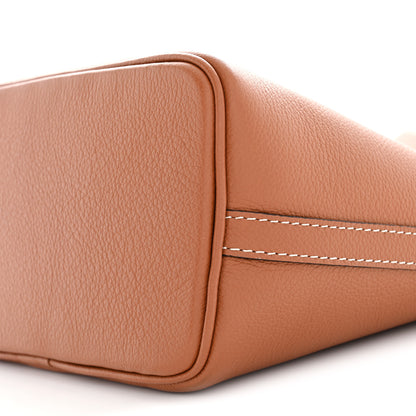 Louis Vuitton Calfskin Lock and Walk Bucket Cognac 9 of 10