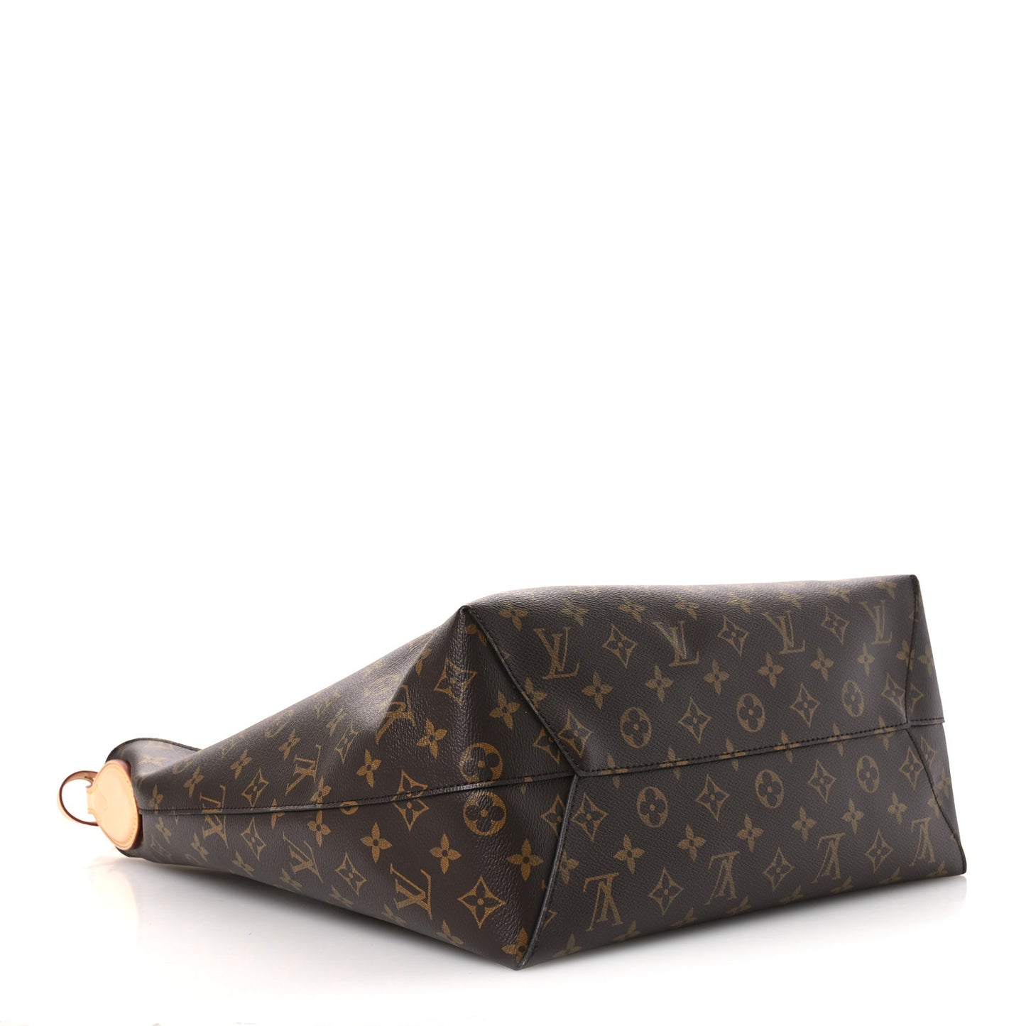 Monogram Flower Hobo Beige