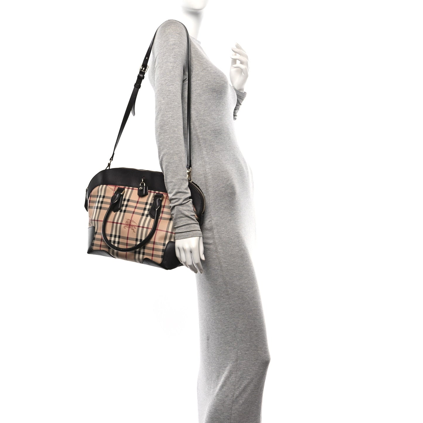 Haymarket Check Medium Primrose Tote Chocolate