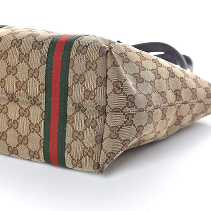 Gucci Monogram Medium Jolicoeur Tote Dark Brown 9 of 13