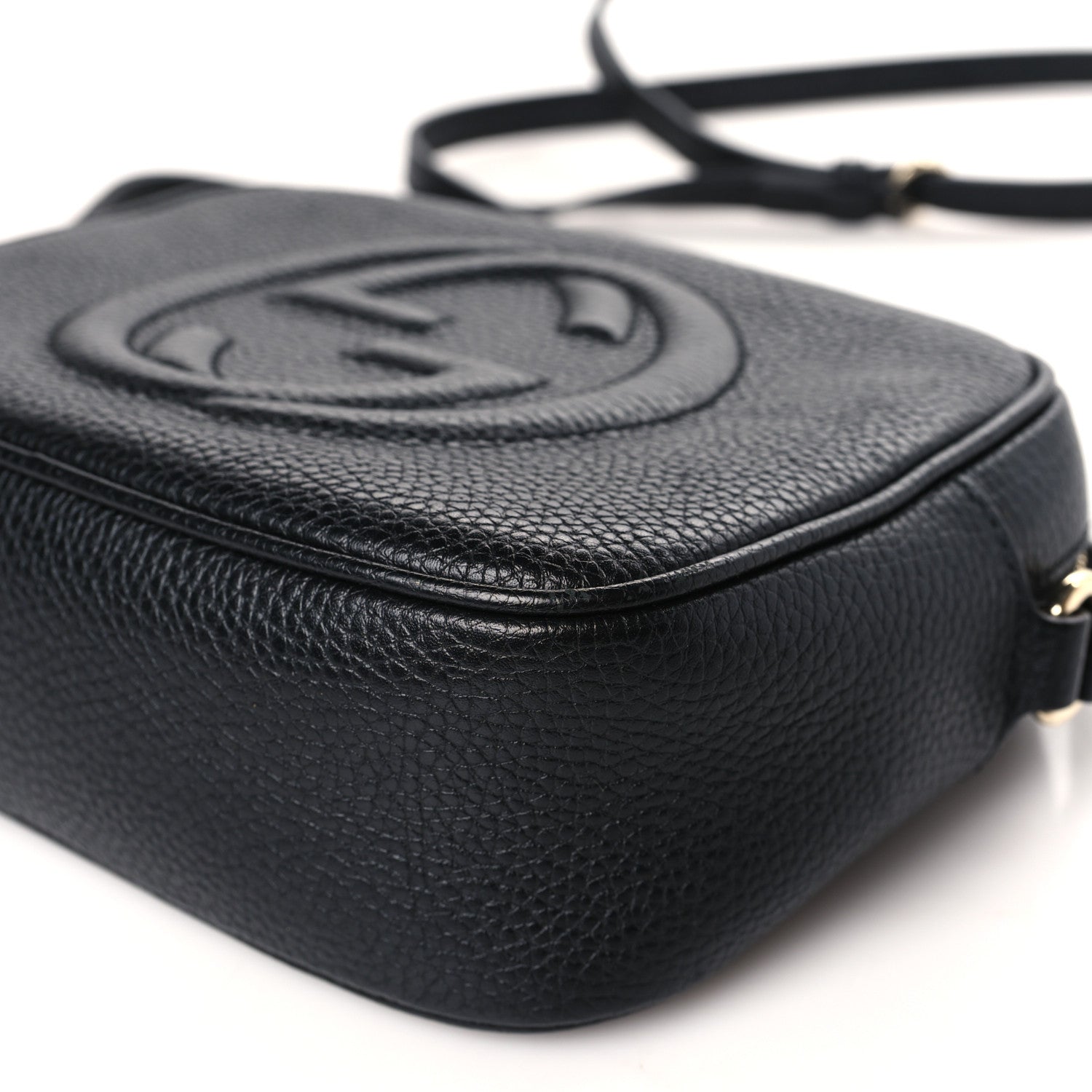 Gucci Pebbled Calfskin Small Soho Disco Bag Black 9 of 9