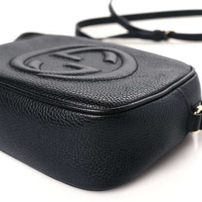 Gucci Pebbled Calfskin Small Soho Disco Bag Black 9 of 9