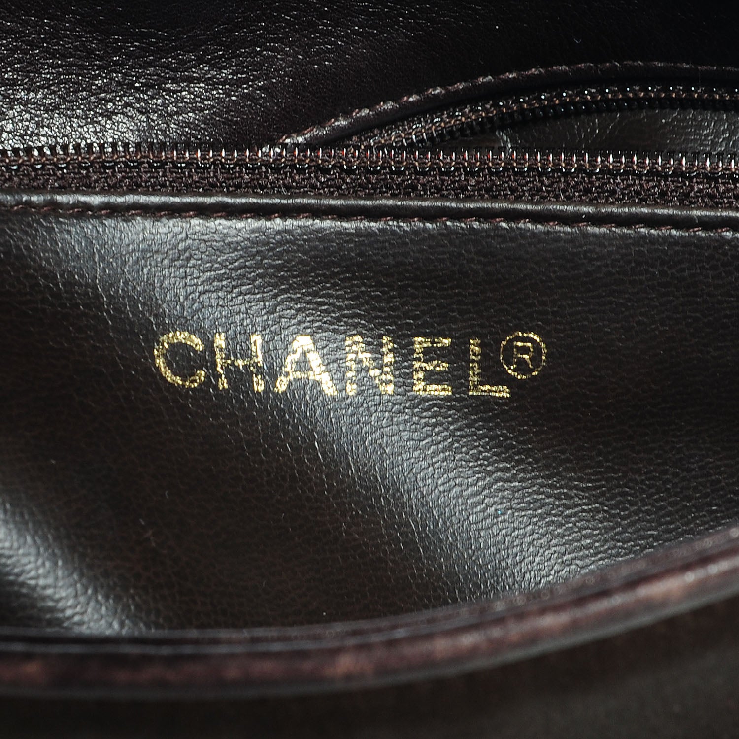 Chanel Satin Chain CC Shoulder Bag Brown 7 of 9