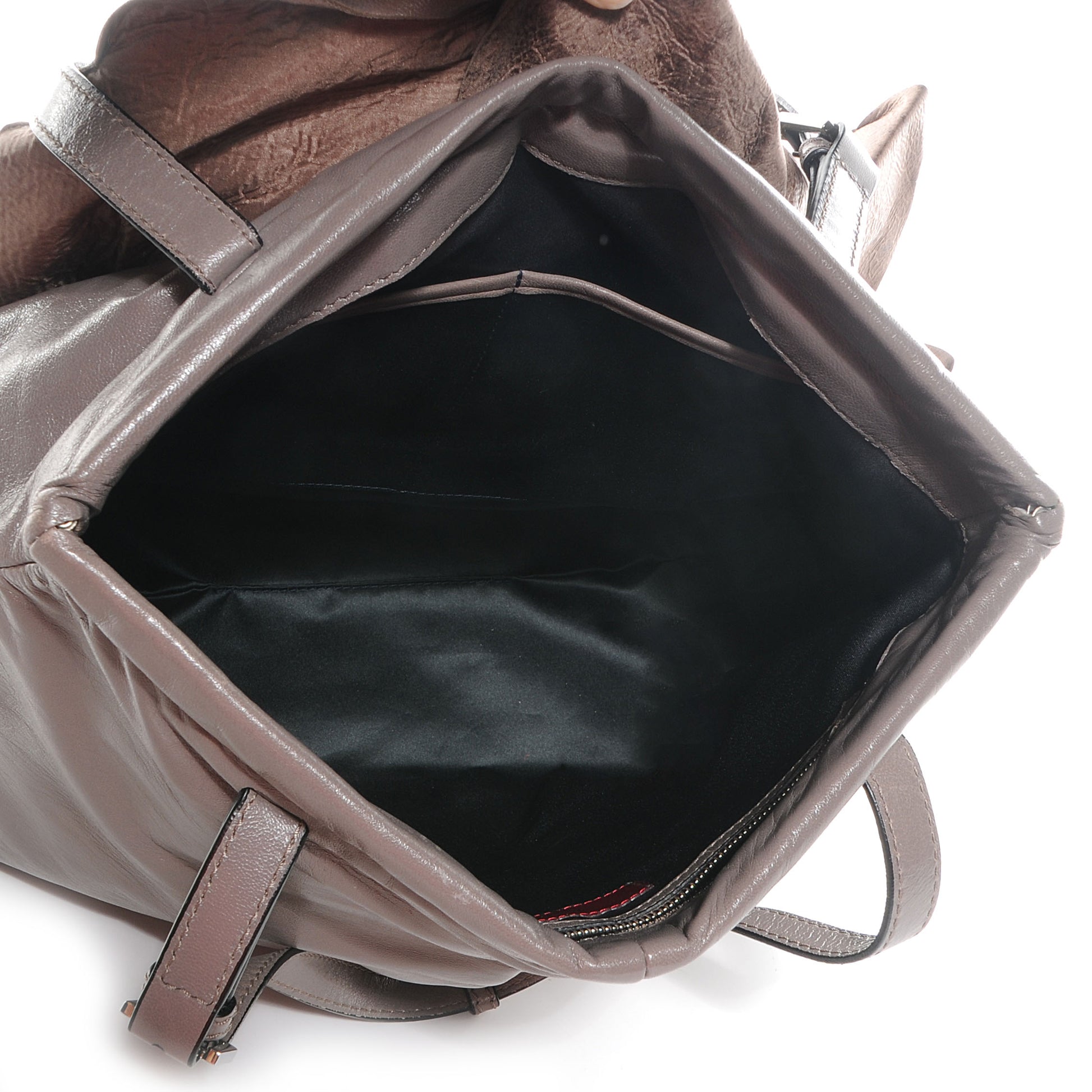Valentino Garavani Nappa Raised Rose Petalee Tote Grey 5 of 8