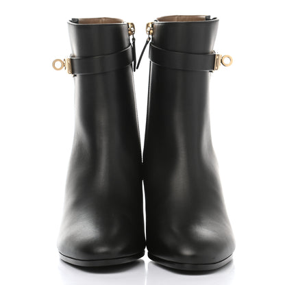 Hermes Calfskin Saint Germain Ankle Boots 37 Black 2 of 9