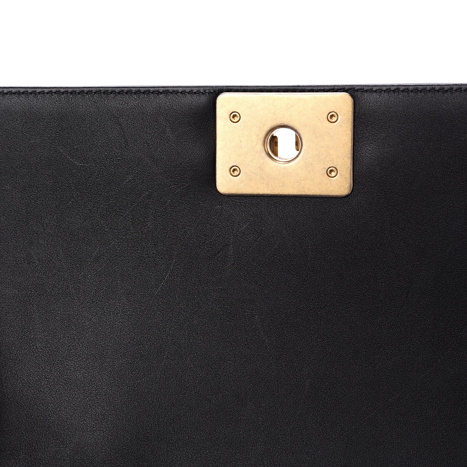 Chanel Calfskin Quilted Medium Boy Flap Black 11 of 12