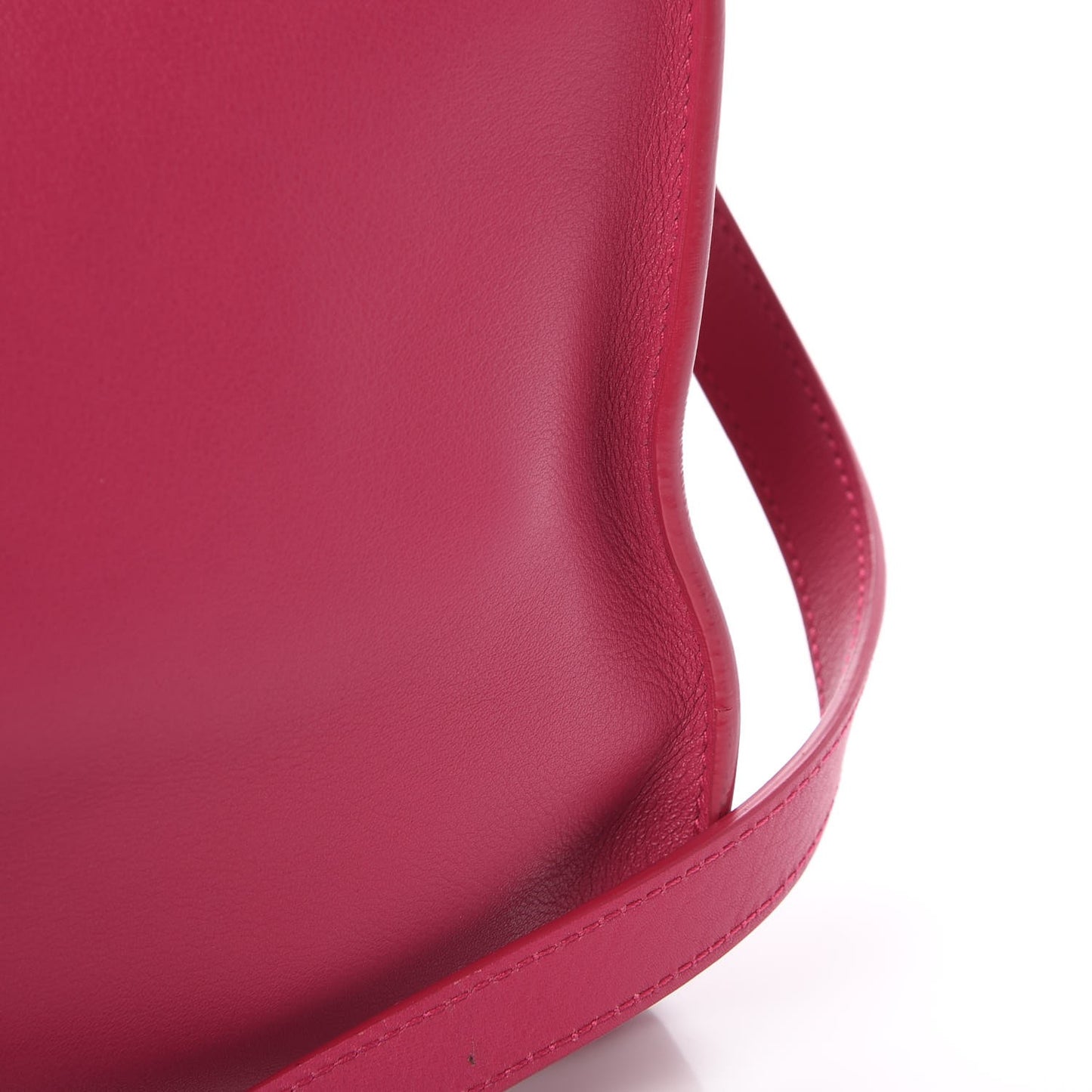 Calfskin Small Classic Y Cabas Fuchsia