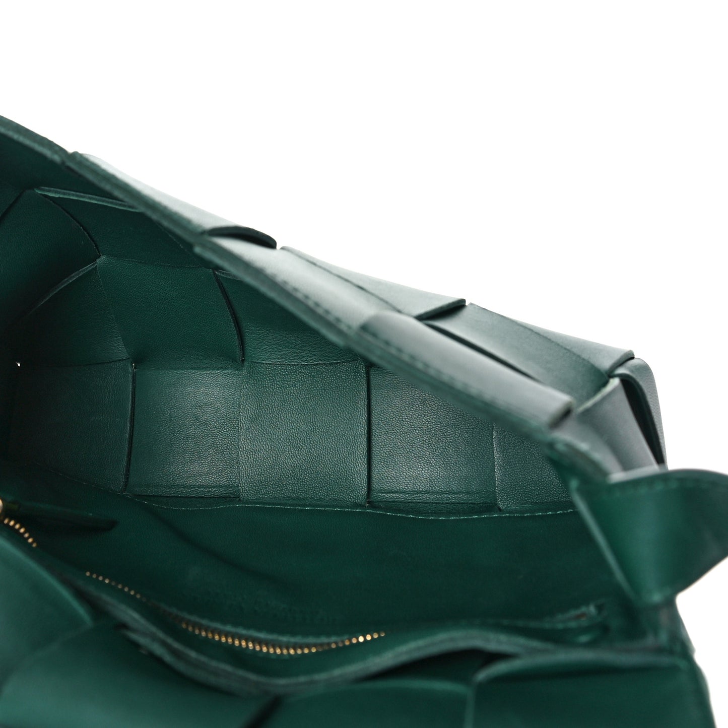 Lambskin Maxi Intrecciato Cassette Crossbody Bag Raintree Green