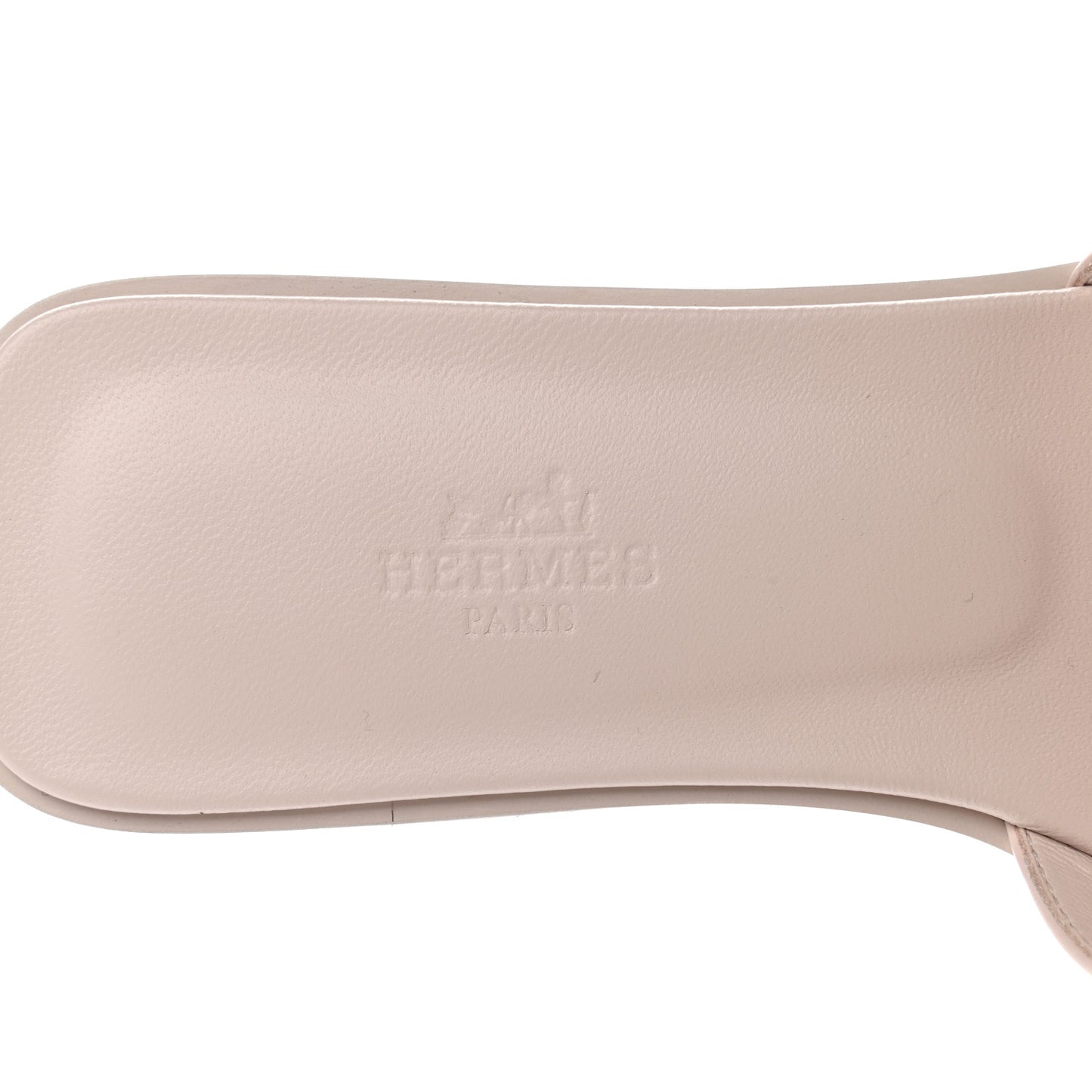 Box Calfskin Oran Sandals 37 Rose Pale