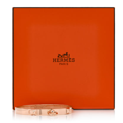 Hermes 18K Rose Gold PM Collier De Chien Bracelet ST 4 of 4