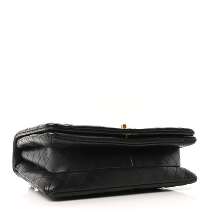 Chanel Lambskin Quilted On And On Medium Chain Flap Black 4 of 10