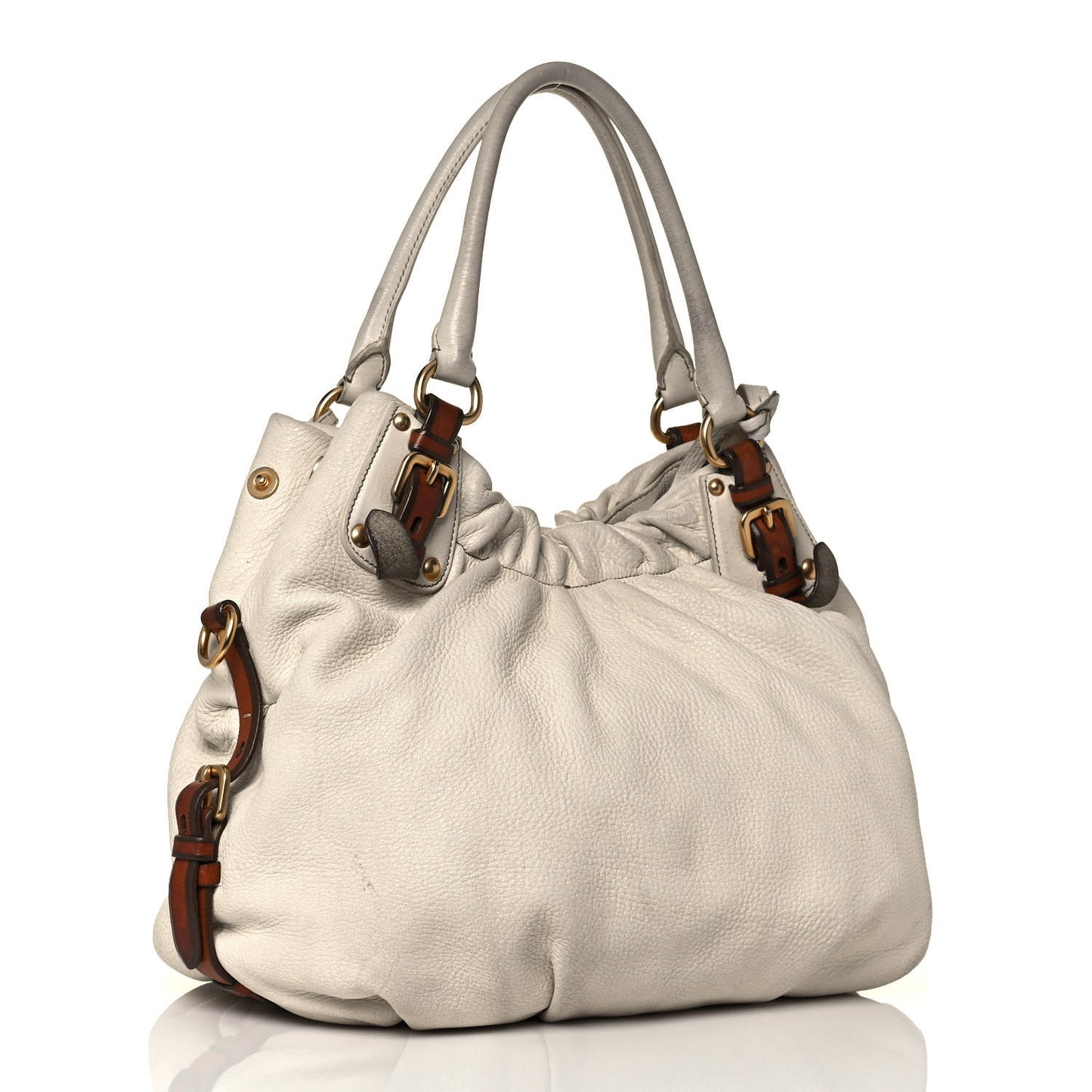 Cervo Antik Shoulder Bag Talco