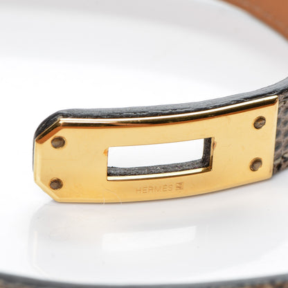Hermes Lizard Kelly Double Tour Bracelet S Ombre 6 of 6