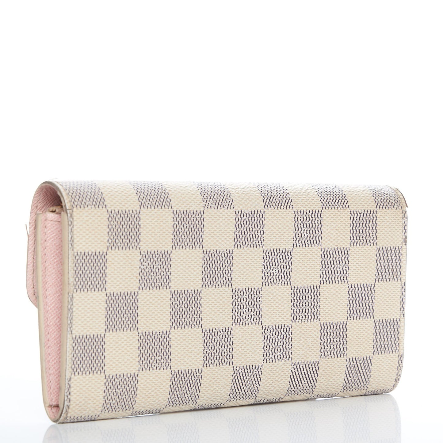Damier Azur Emilie Wallet Rose Ballerine
