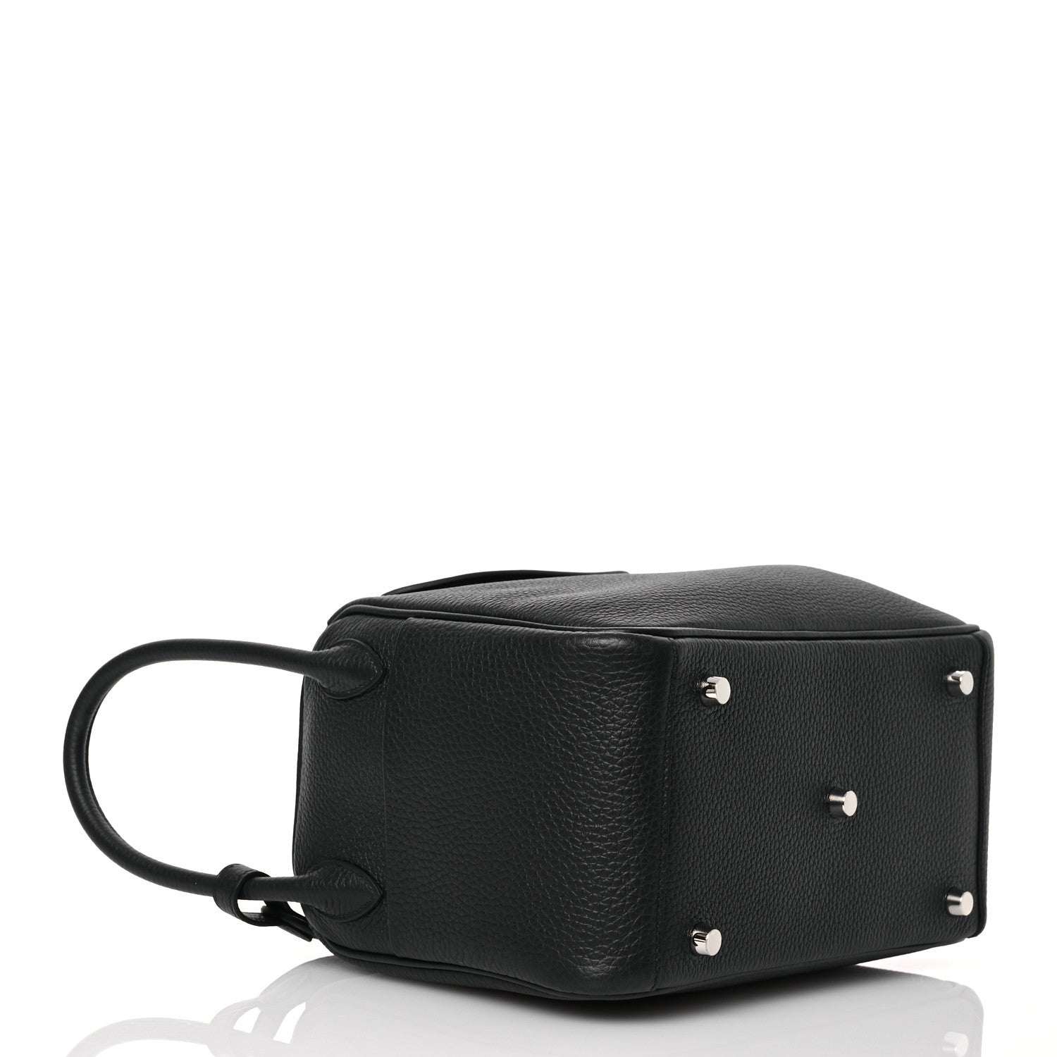 Hermes Taurillon Clemence Lindy 26 Black 4 of 12