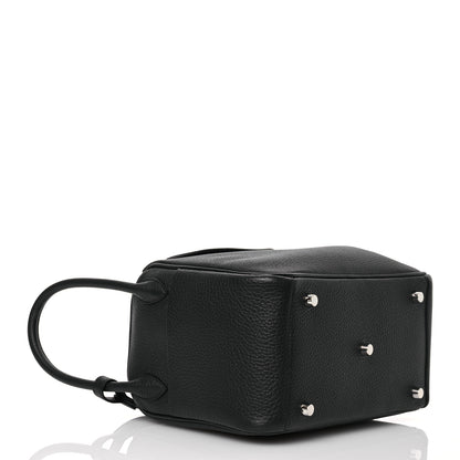 Hermes Taurillon Clemence Lindy 26 Black 4 of 12