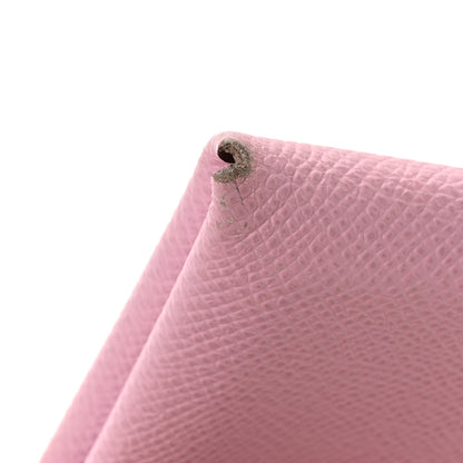 Hermes Epsom Calvi Card Case Mauve Sylvestre 8 of 9