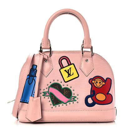 Louis Vuitton Epi Stickers Alma BB Rose Ballerine 1 of 16